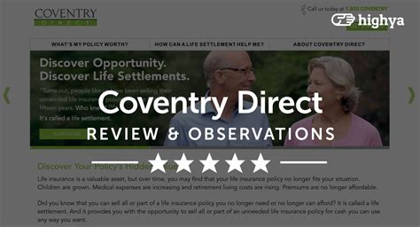coventry buy life insurance reviews